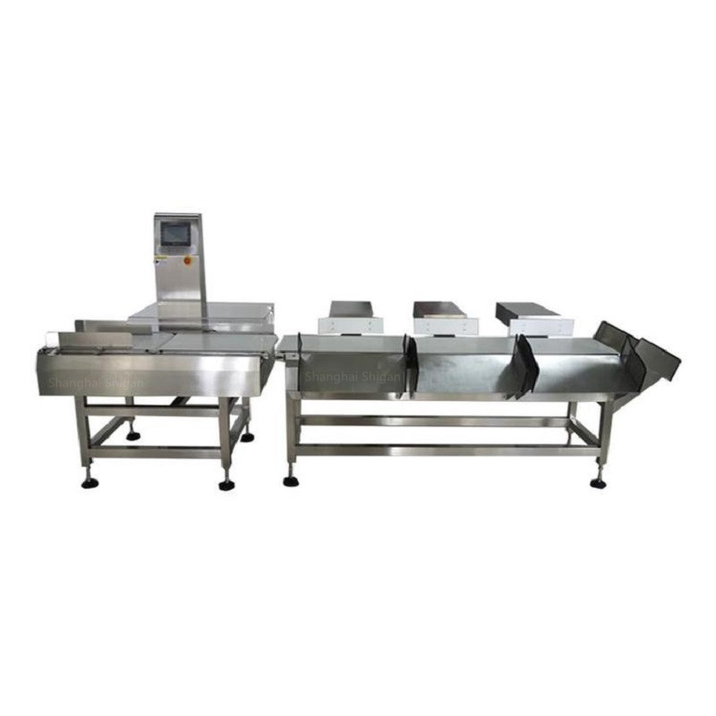 Multi-stage checkweigher scale Multi-stage checkweigher scale